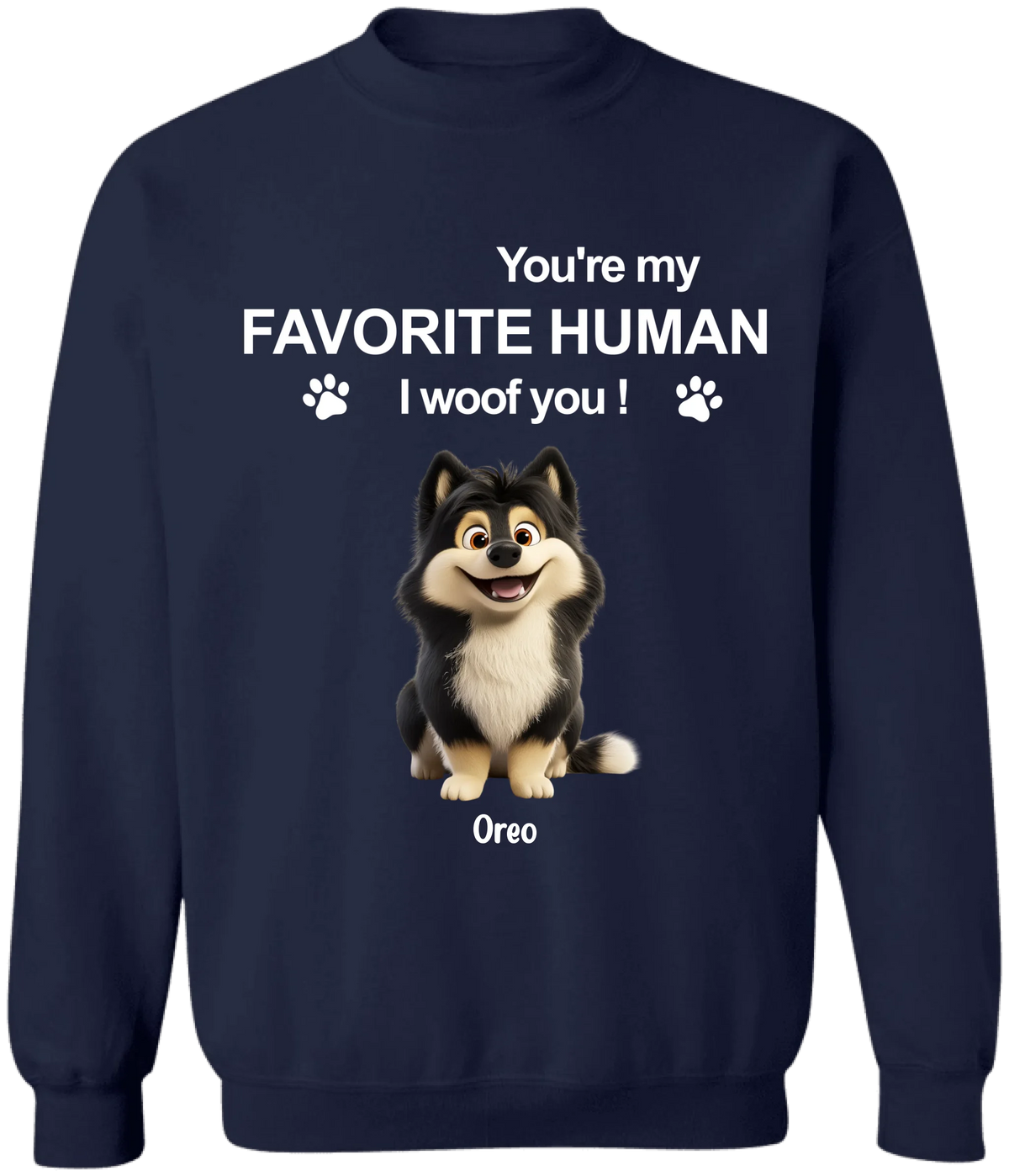 To My Favorite Human - Personalized T-Shirt, Gift For Dog Lovers