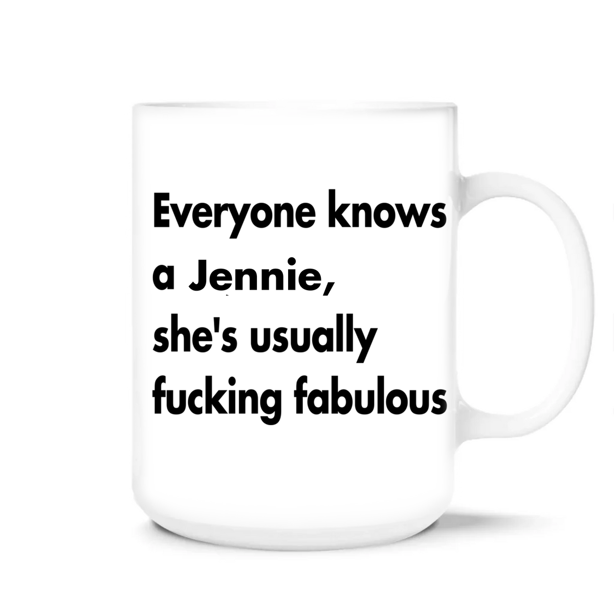 Everyone Knows, She's Usually Fucking Fabulous - Personalized Mug, Funny Gift For Friends & Family Members