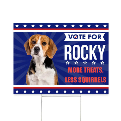 Vote For My Pet 2024 - Personalized Yard Sign, Funny Election Sign - YS58UP
