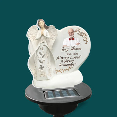 Always Loved Forever Remember - Personalized Solar Light, Memorial Gifts - SL156
