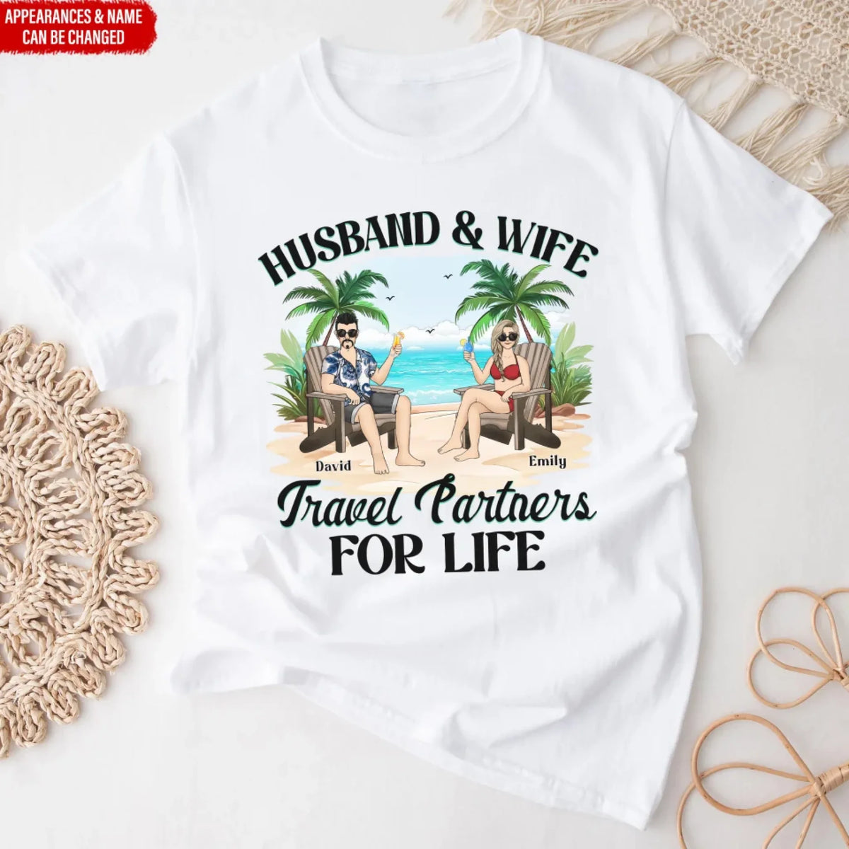 Husband and Wife Travel Partners For Life mk ads