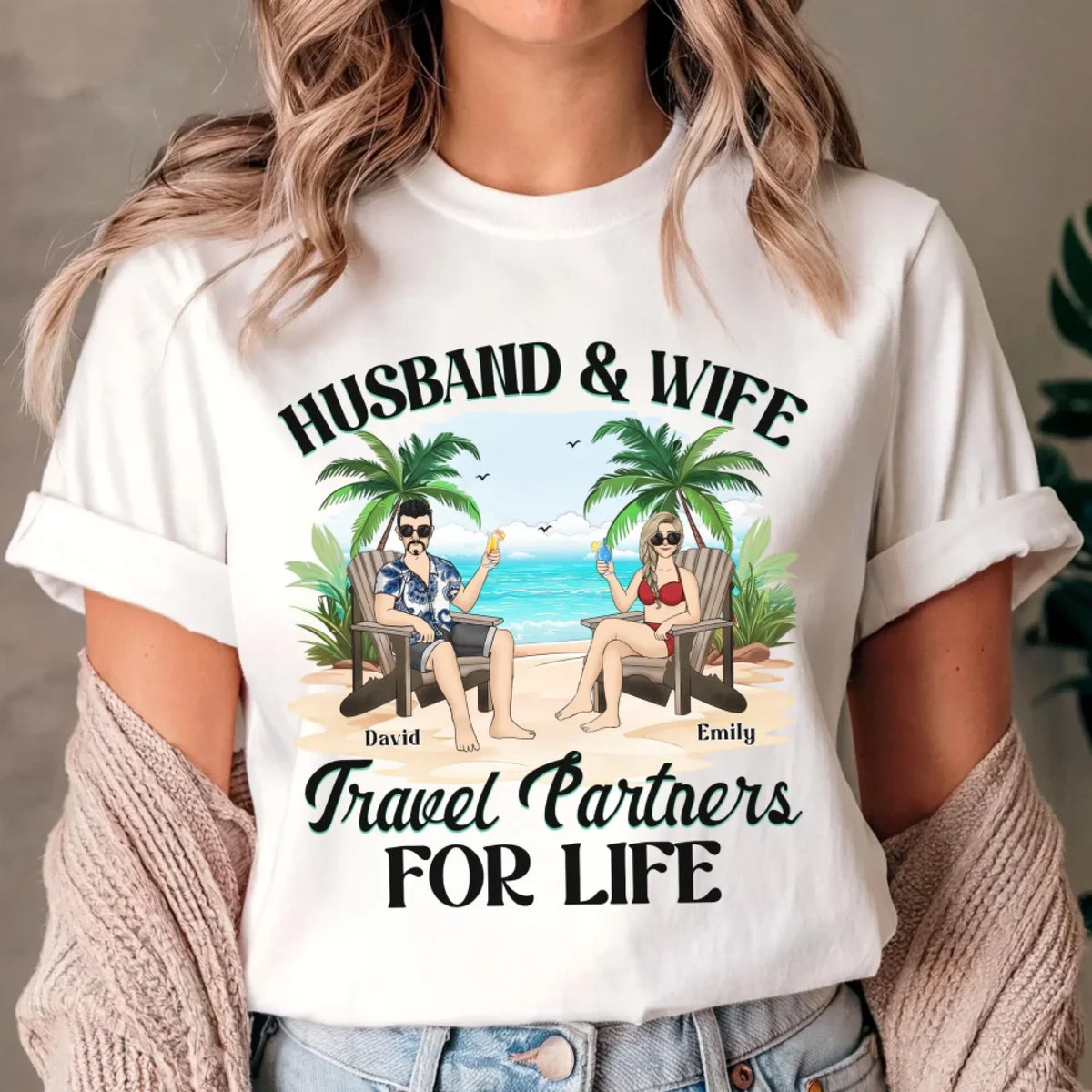 Husband and Wife Travel Partners For Life mk1