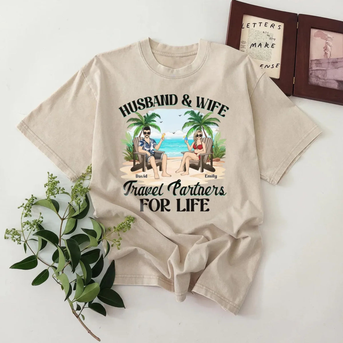 Husband and Wife Travel Partners For Life mk2