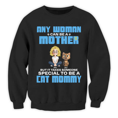 Any Man Can Be A Father But It Takes Someone Special To Be A Cat Daddy - Personalized T-Shirt, Gift For Cat Lovers, Cat Dad/ Mom Gift