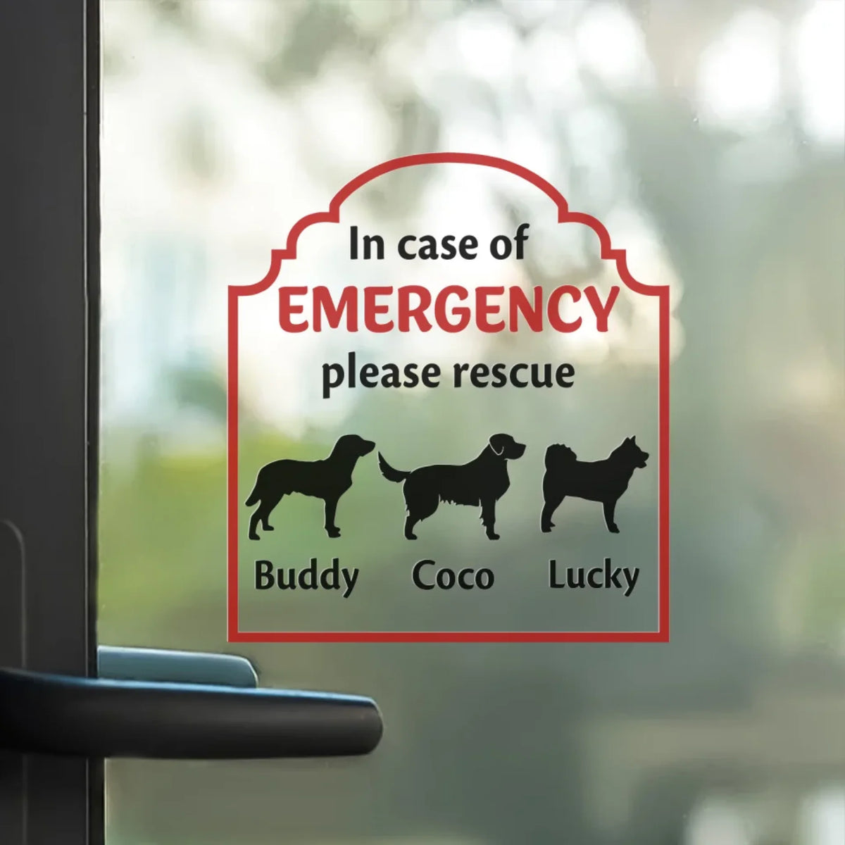 In Case of Emergency Pet Inside Rescue mk3