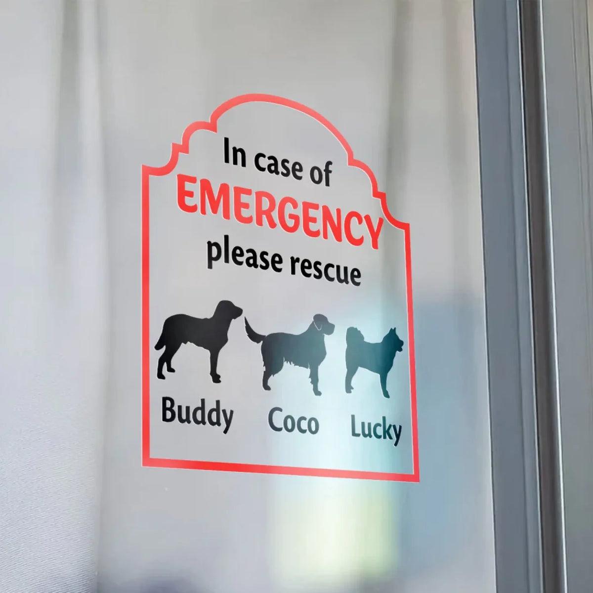 In Case of Emergency Pet Inside Rescue mk2
