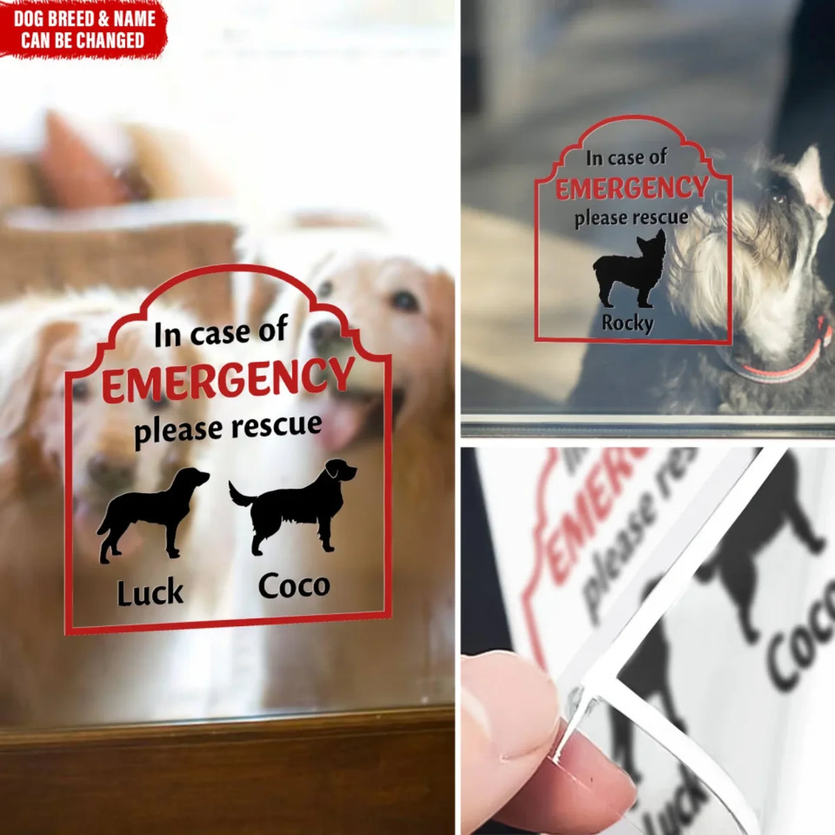 In Case of Emergency Pet Inside Rescue mk ads