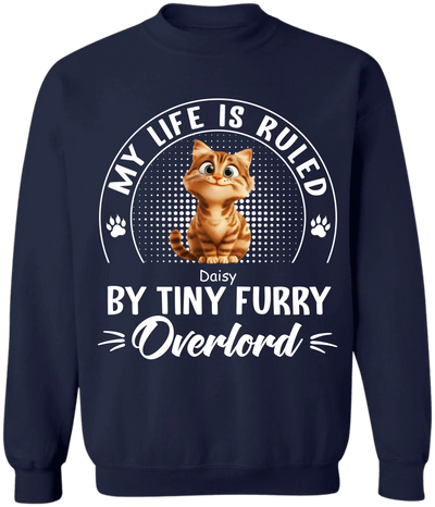 My Life Is Ruled By Cats - Personalized T-Shirt, Gift For Cat Lovers