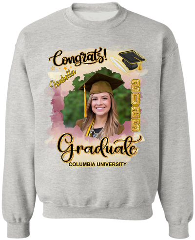 Congrats Graduate - Personalized T-Shirt, Graduation Shirt, 2025 Senior Party Uniform