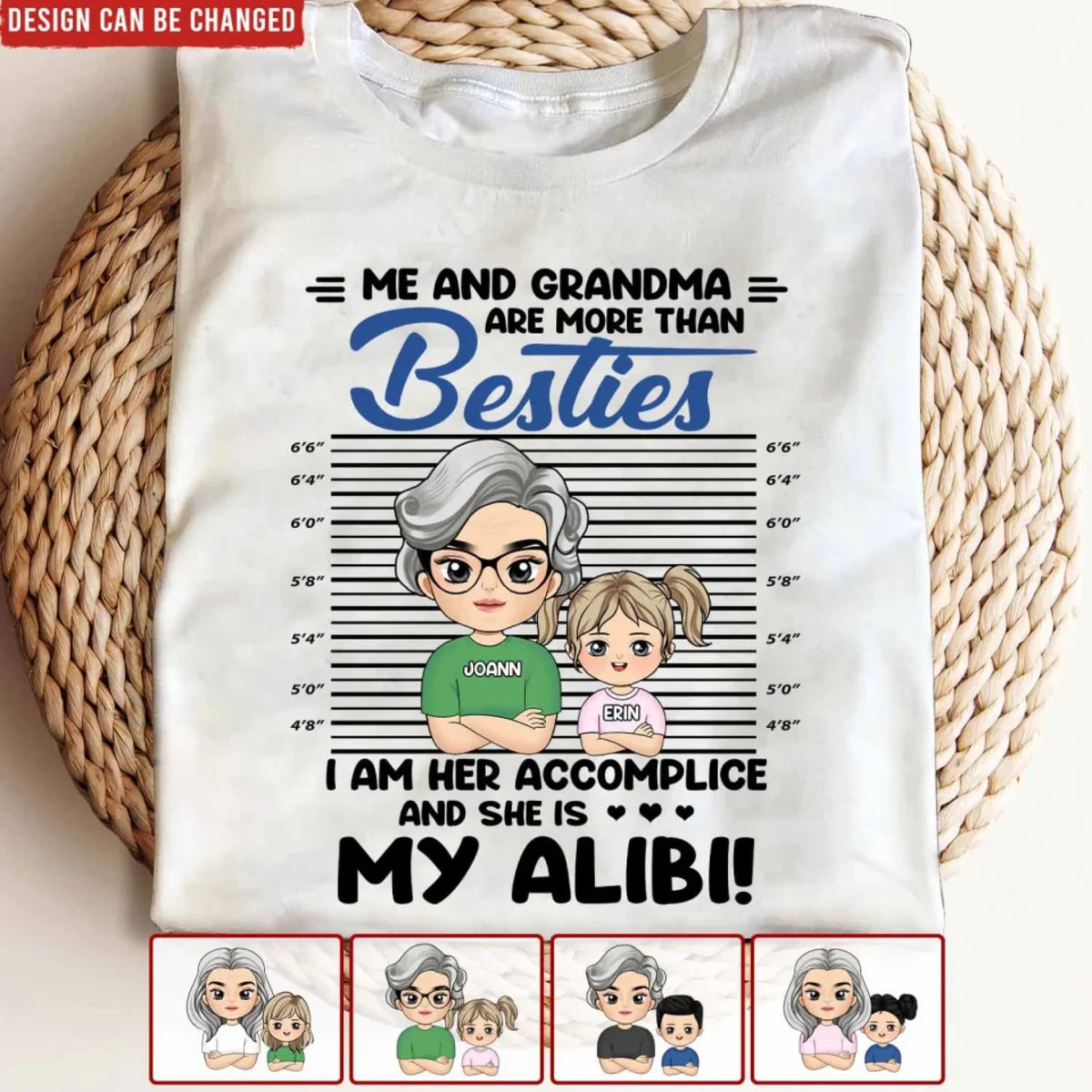 Me And Grandma Are More Than Besties - Personalized T-Shirt, Gift For Grandma, Family Shirt, Happy Mother’s Day