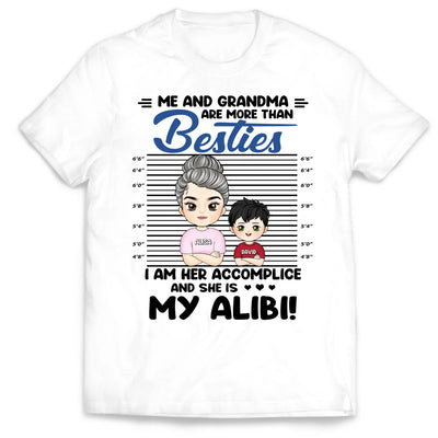 Me And Grandma Are More Than Besties - Personalized T-Shirt, Gift For Grandma, Family Shirt, Happy Mother’s Day