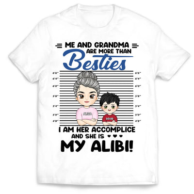 Me And Grandma Are More Than Besties - Personalized T-Shirt, Gift For Grandma, Family Shirt, Happy Mother’s Day