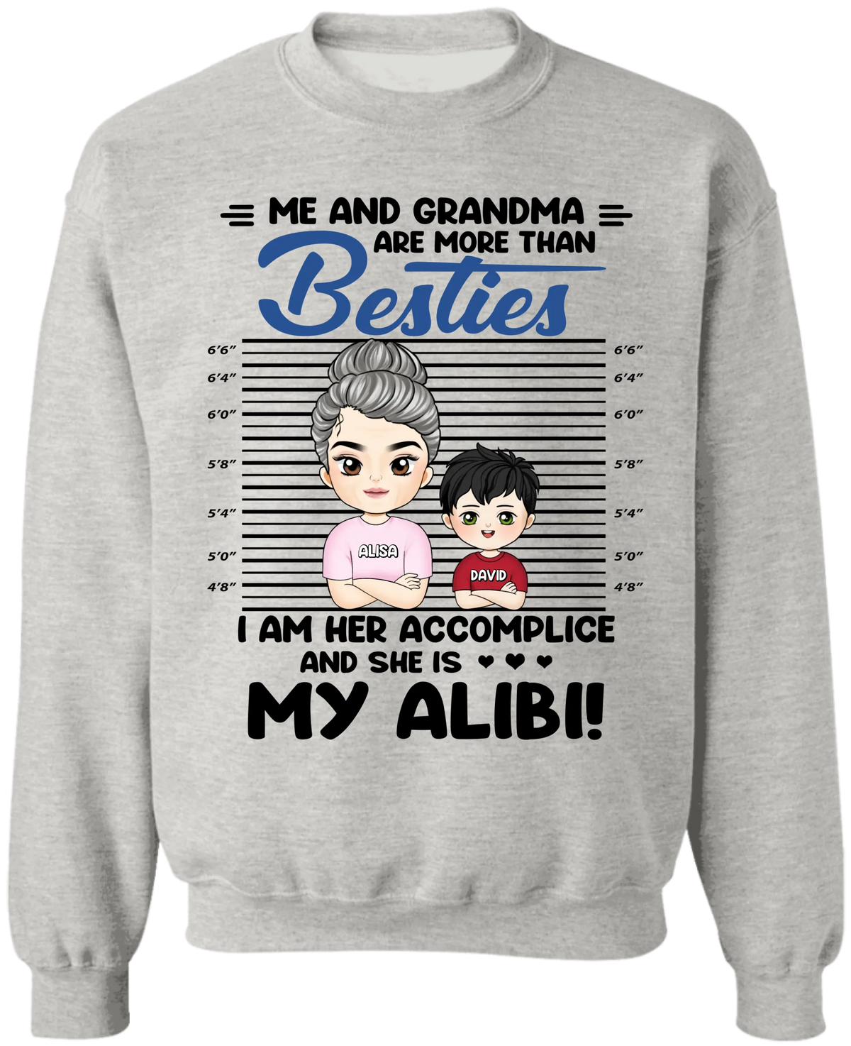 Me And Grandma Are More Than Besties - Personalized T-Shirt, Gift For Grandma, Family Shirt, Happy Mother’s Day