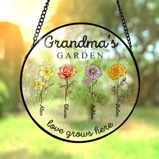 Custom Birth Flower Grandma's Garden mk5