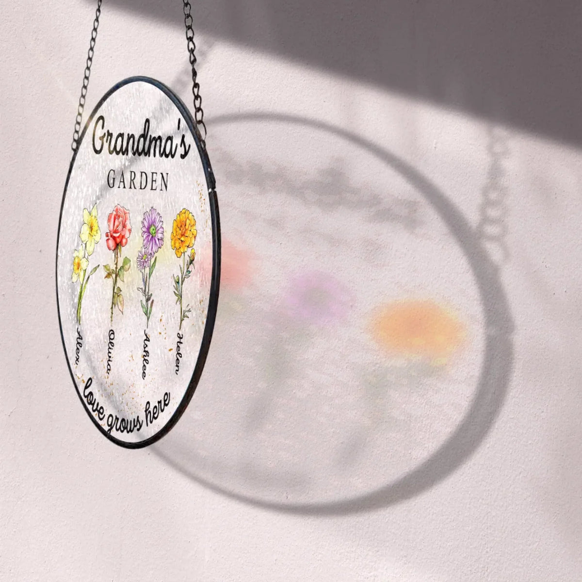 Custom Birth Flower Grandma's Garden mk4