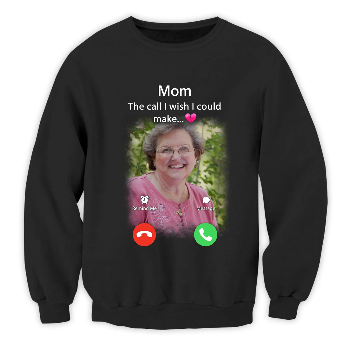 The Call I Wish I Could Make - Personalized T-Shirt, Memorial Gift For Loss Of Loved One