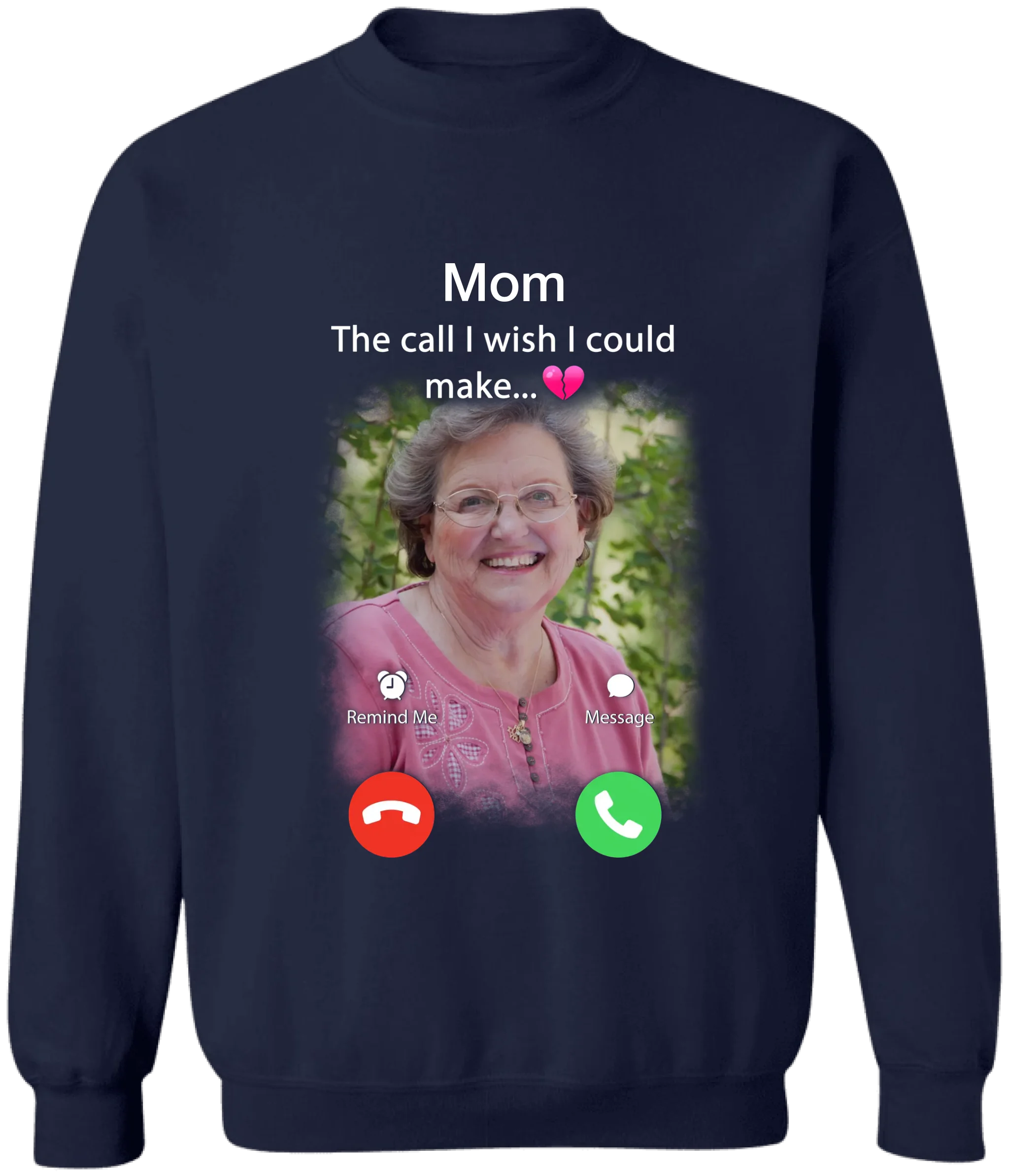 The Call I Wish I Could Make - Personalized T-Shirt, Memorial Gift For Loss Of Loved One