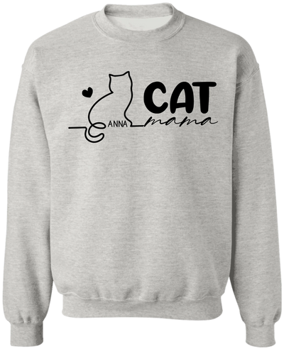 Cat Mama - Personalized T-shirt, Gift for Cat Mom, Mother's Day Gift, Cat Lover's Gift