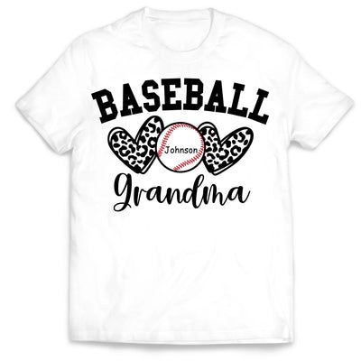 Sport Grandma - Personalized T-Shirt, Gift For Sport Fan, Grandma Favorite Player Shirt