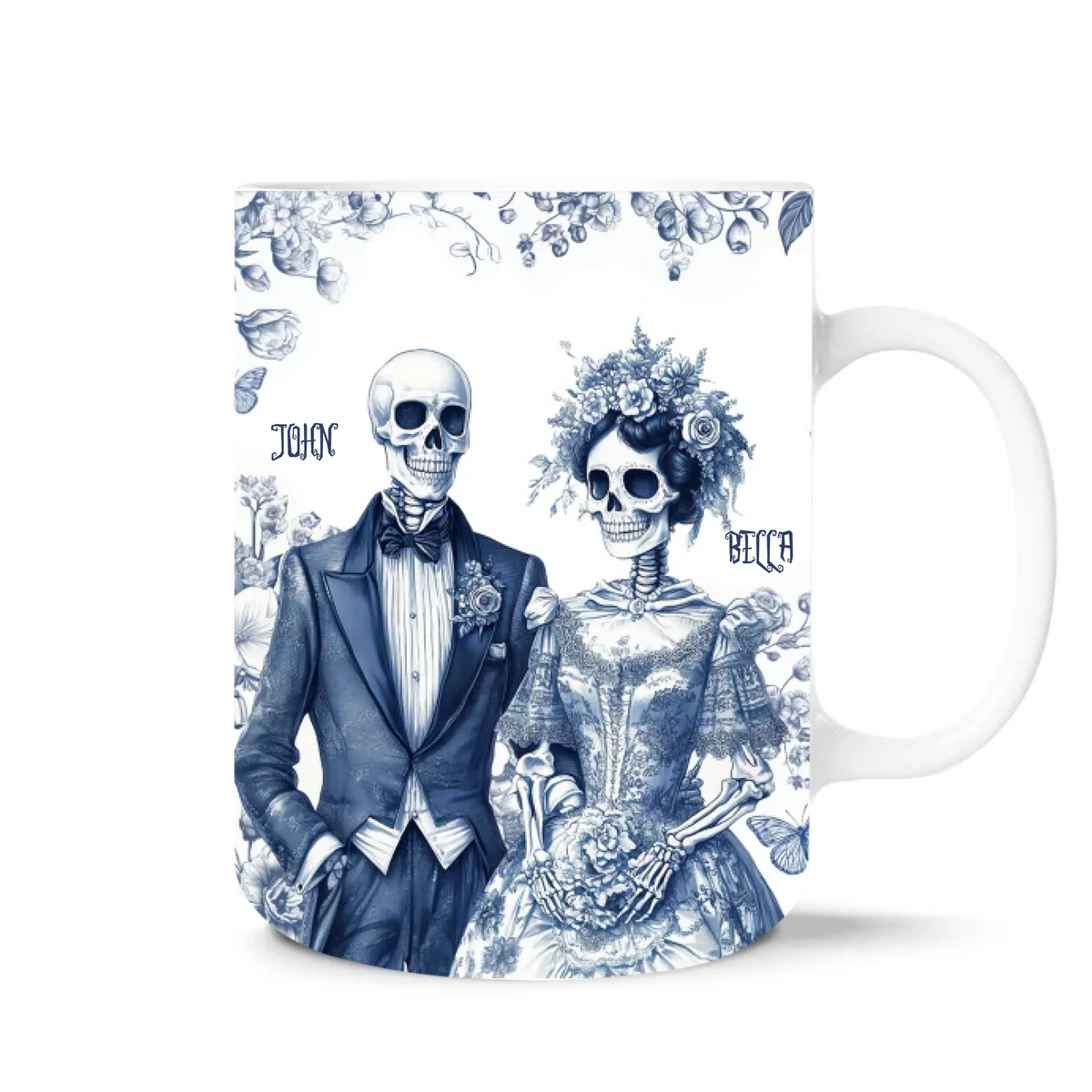 Until Death Do Us Part - Personalized Mug, Gift For Couple, Couple Mug