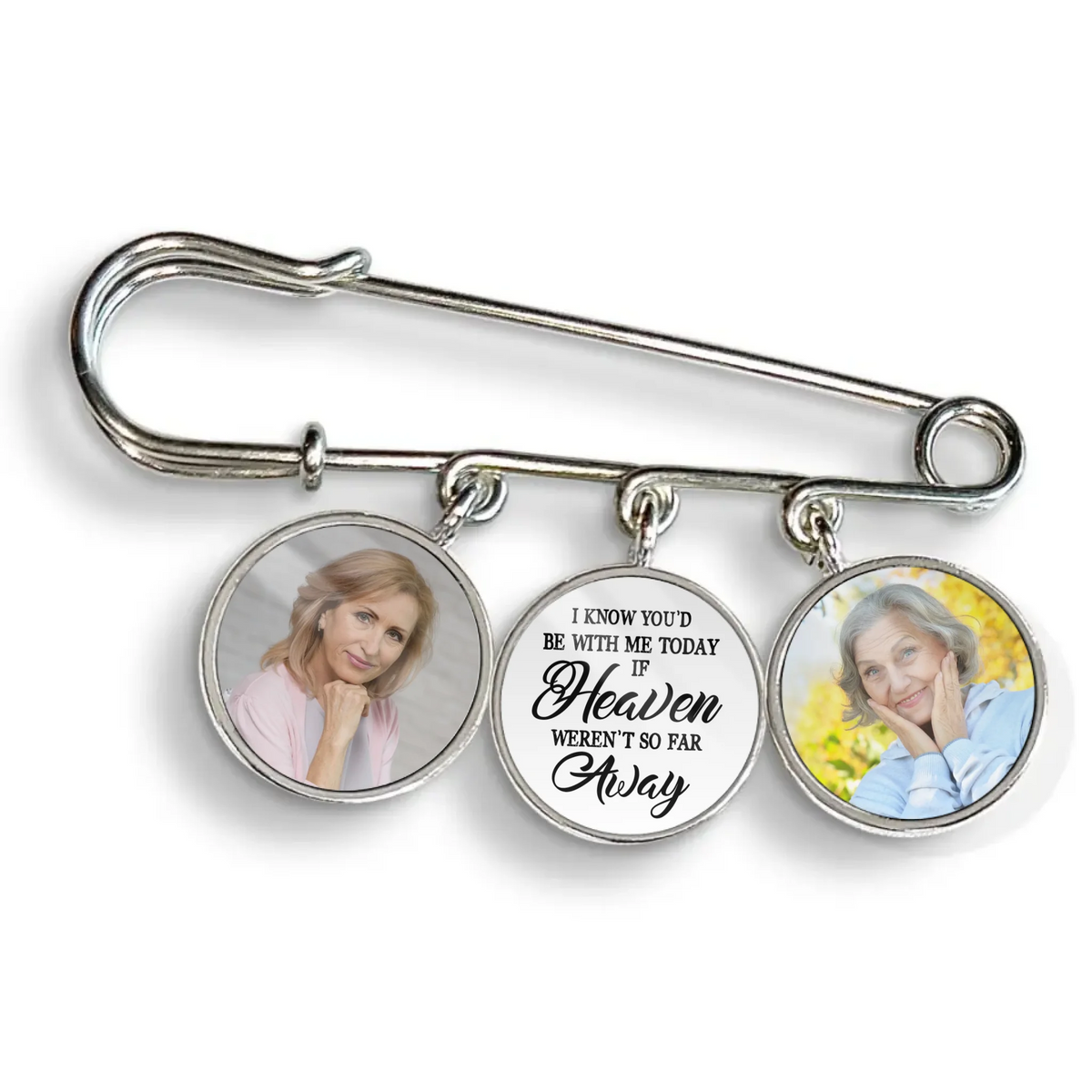 I Know You’d Be With Me - Personalized Lapel Pin, Graduation Day Memorial, Graduation Lapel Pin