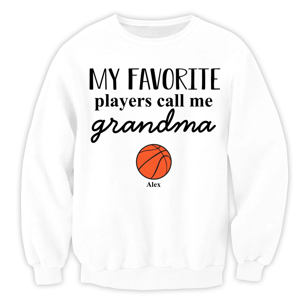 Grandma's Favorite Players - Personalized T-Shirt, Gift for Sport Grandma/Sport Mom