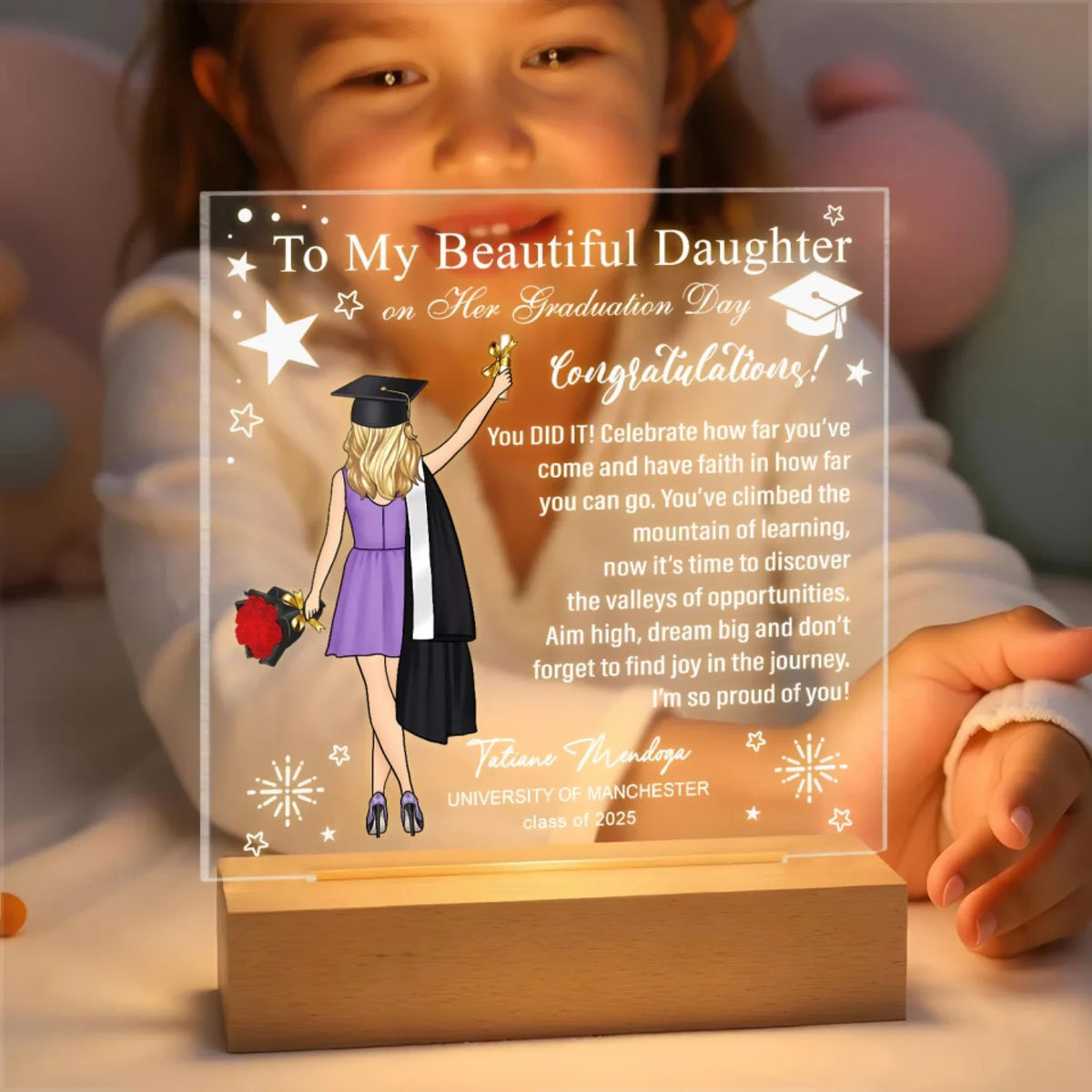 To My Beautiful Daughter On Her Graduation Day mk1