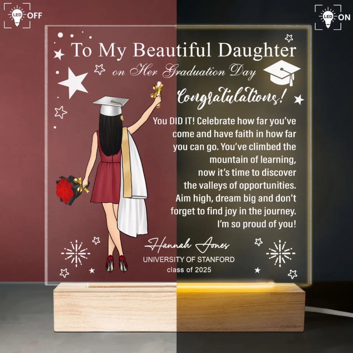 To My Beautiful Daughter On Her Graduation Day mk3