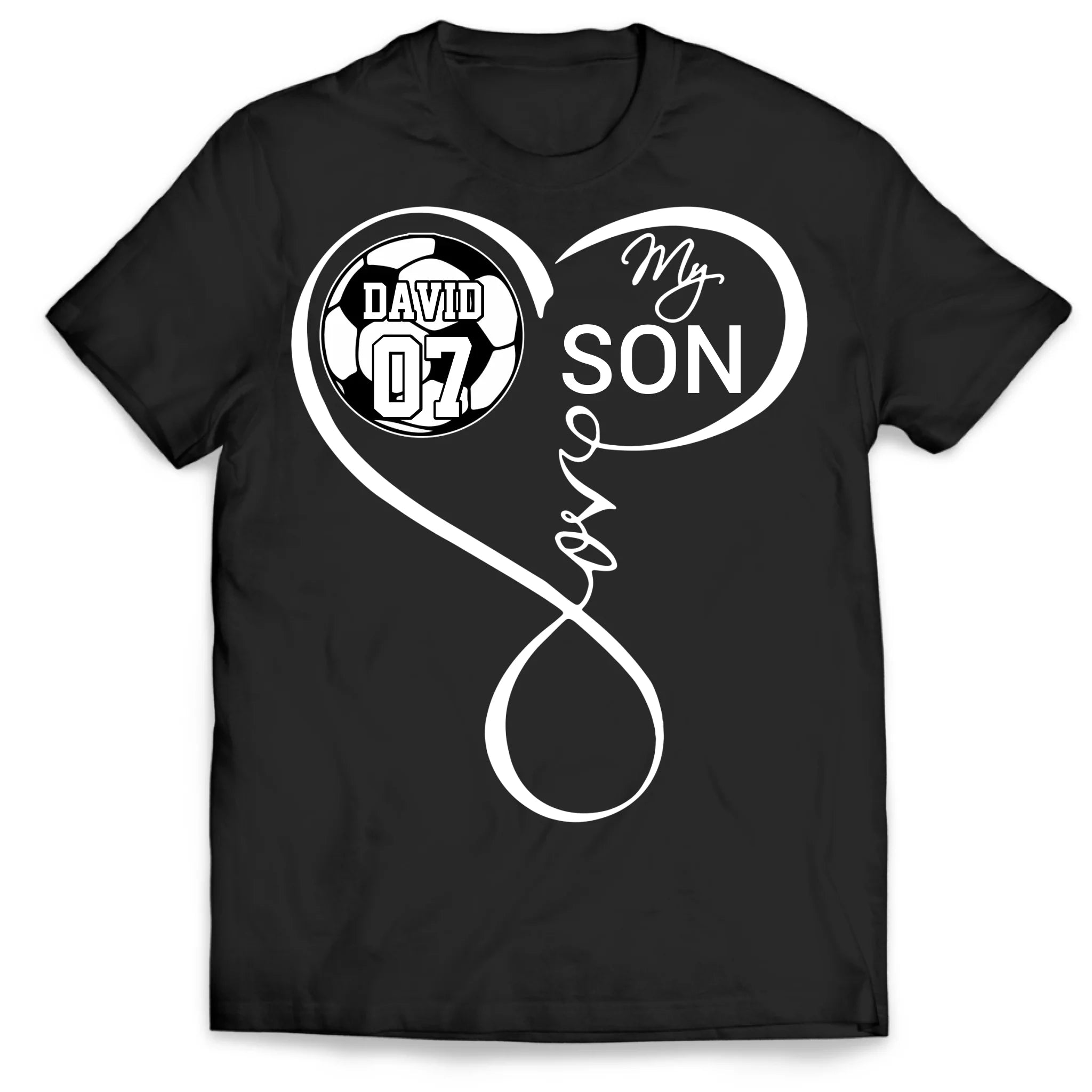 Love My Son - Personalized T-Shirt, Gift For Sport Fan, Sport Mom/ Sport Grandma