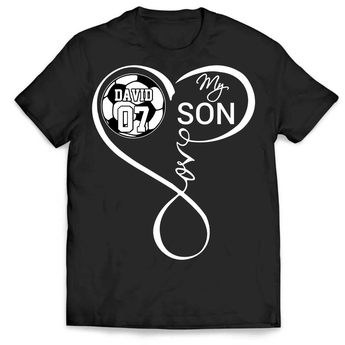 Love My Son - Personalized T-Shirt, Gift For Sport Fan, Sport Mom/ Sport Grandma