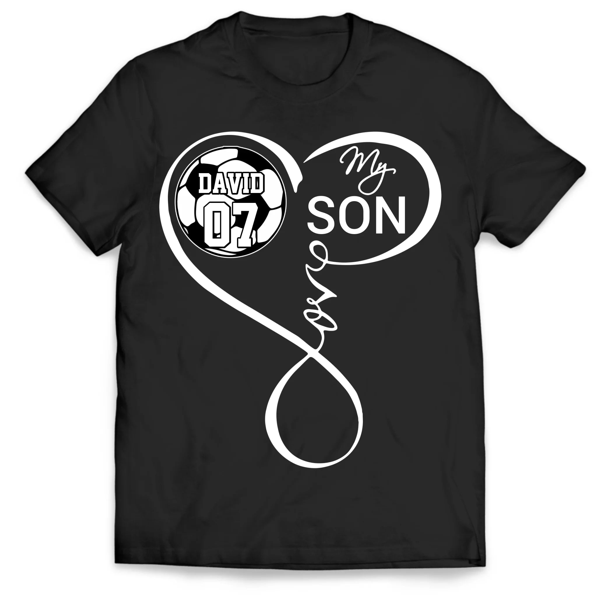 Love My Son - Personalized T-Shirt, Gift For Sport Fan, Sport Mom/ Sport Grandma