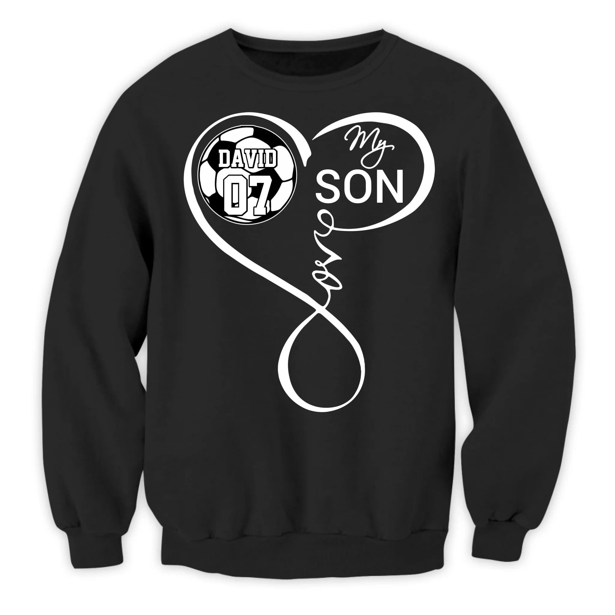 Love My Son - Personalized T-Shirt, Gift For Sport Fan, Sport Mom/ Sport Grandma