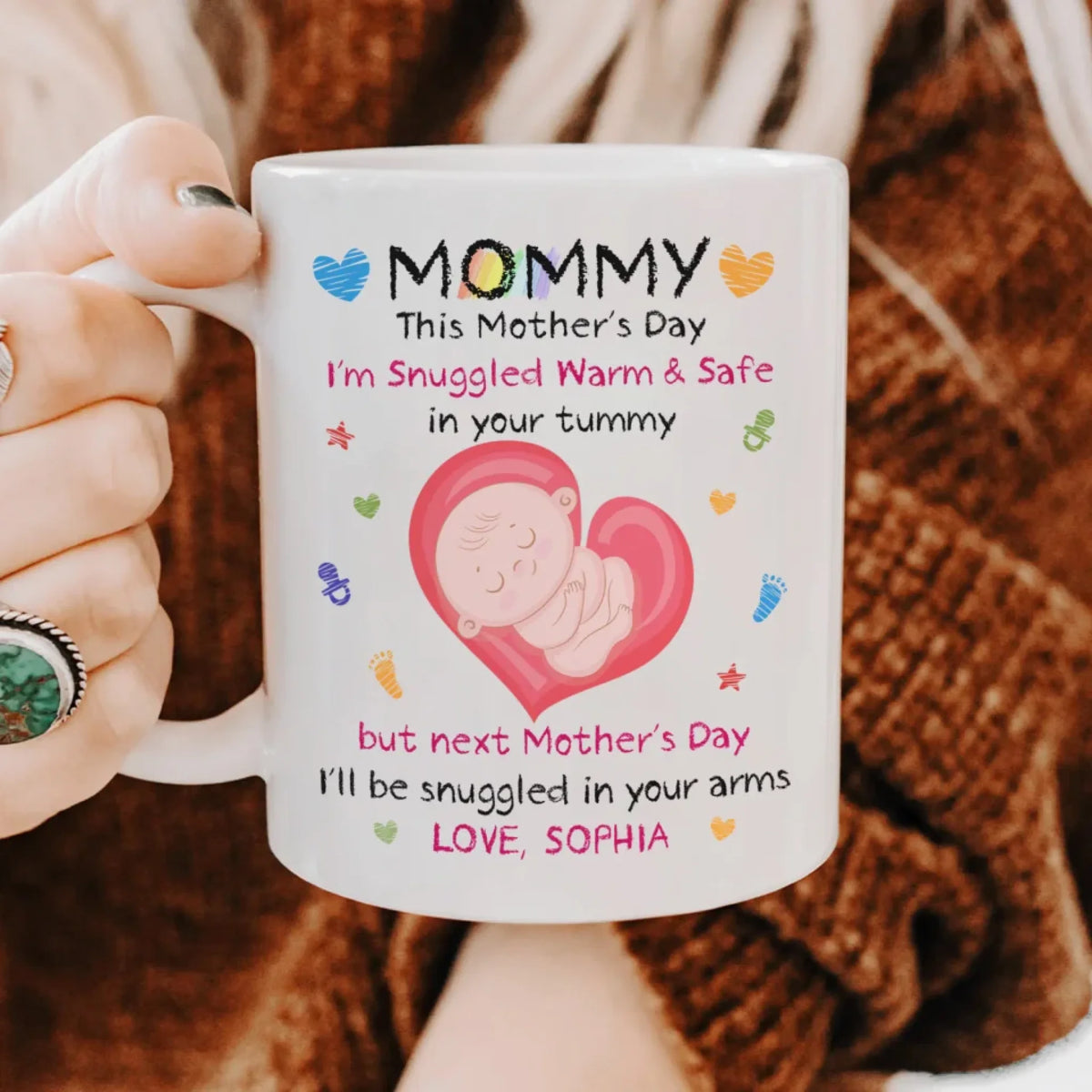 This Mother’s Day I’m Snuggled Warm & Safe In Your Tummy mk1