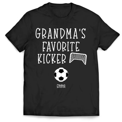 Grandma's Favorite Kickers - Personalized T-shirt, Gift for Soccer Grandma/Mom
