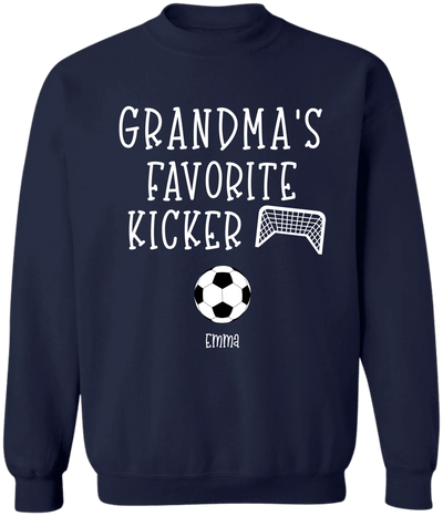 Grandma's Favorite Kickers - Personalized T-shirt, Gift for Soccer Grandma/Mom