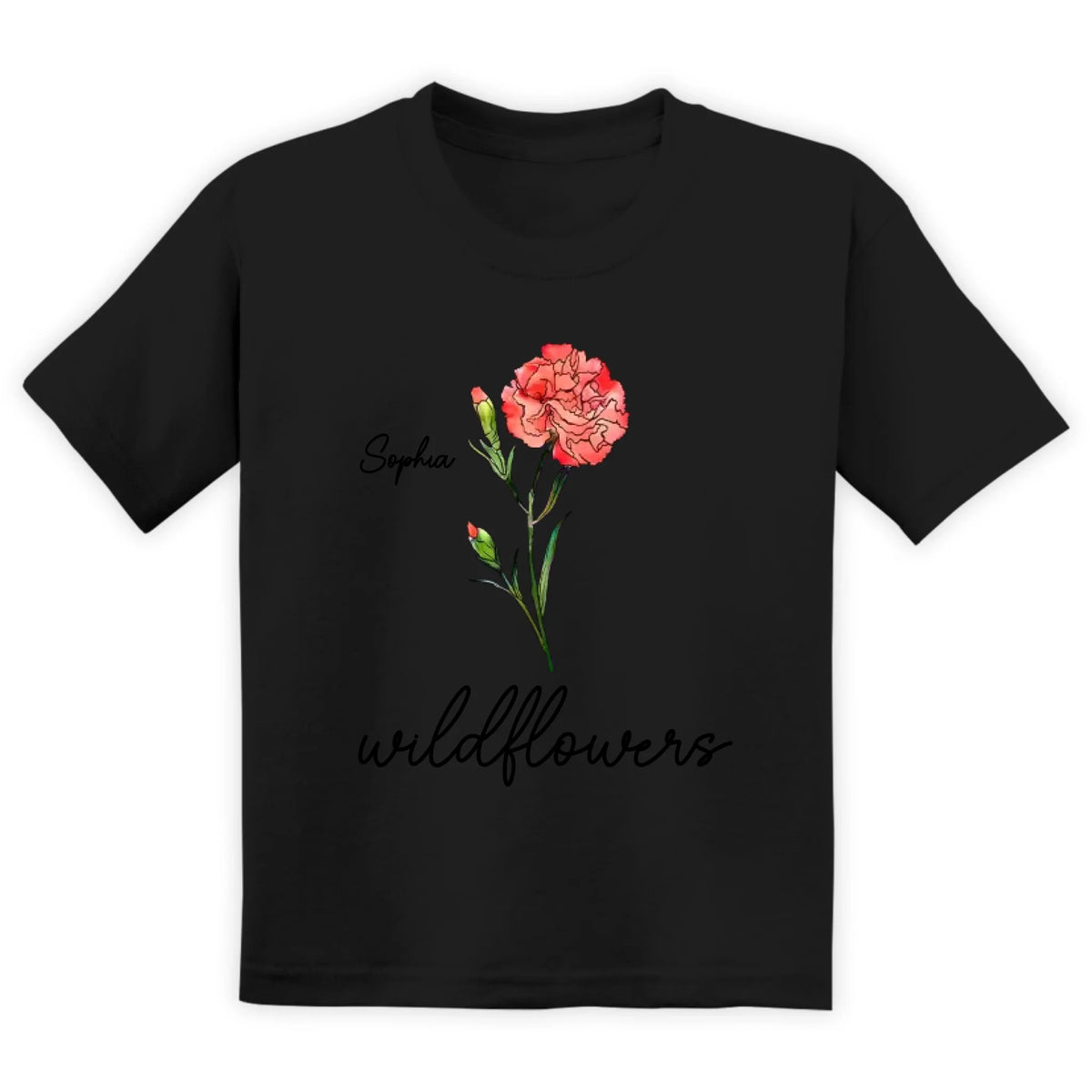 Raising Wildflowers - Personalized T-Shirt, Mommy and Kid Matching Shirt