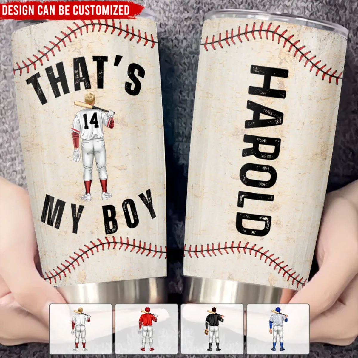 That’s My Boy - Personalized Tumbler, Gift For Sport Mom/ Grandma, Baseball Tumbler