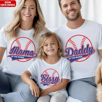Rookie Of The Year - Personalized T-Shirt, Gift For Baseball Family