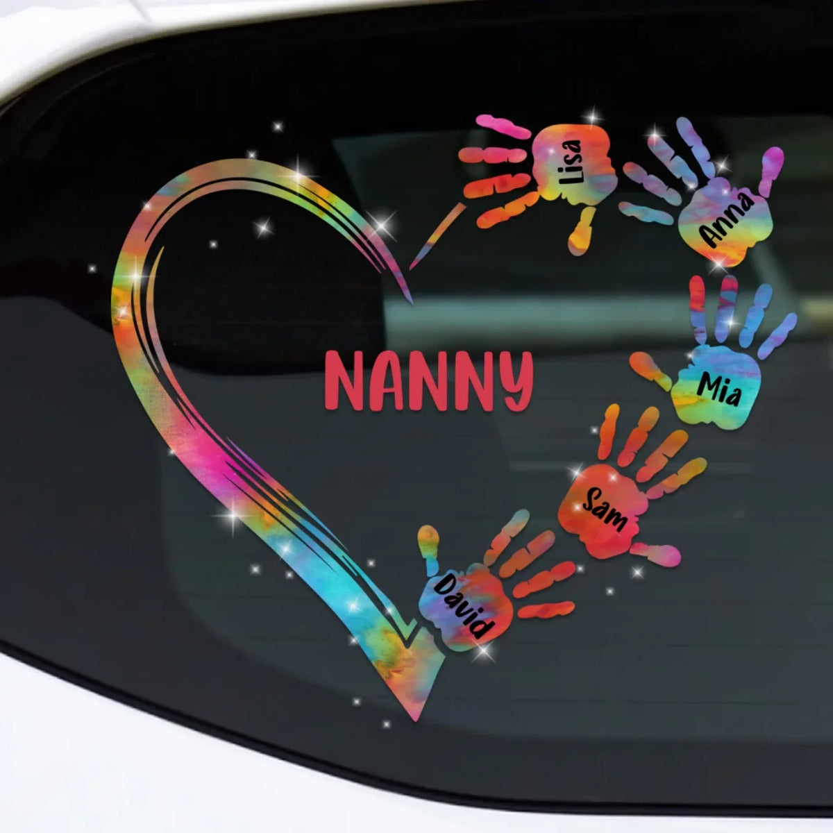 Grandma's Little Hands- Personalized Decal, Gift for Grandma/Mom, Mother's Day Gift