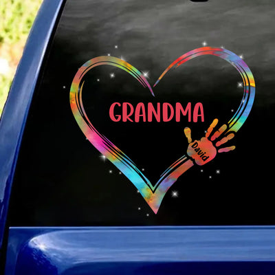 Grandma's Little Hands- Personalized Decal, Gift for Grandma/Mom, Mother's Day Gift