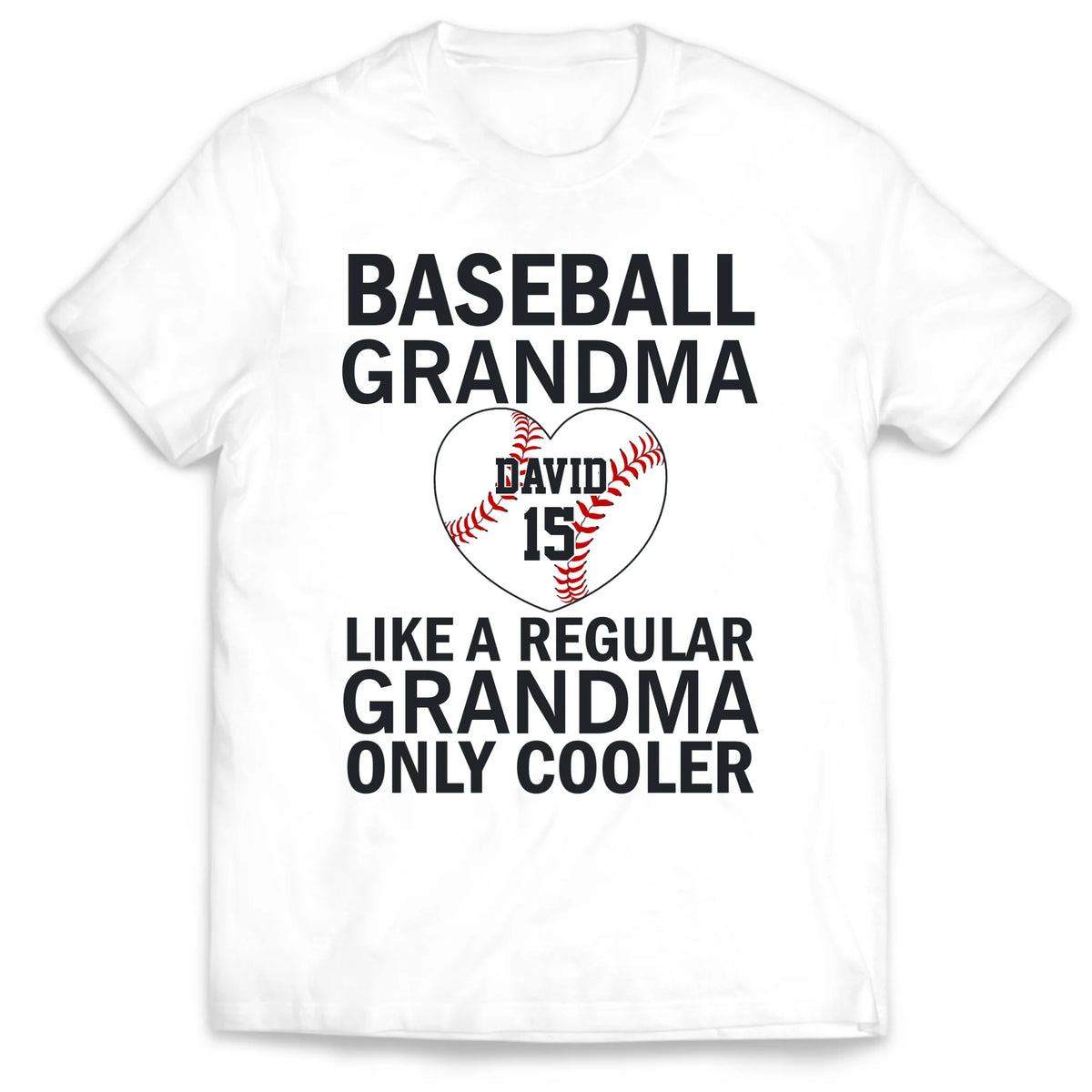 Sport Grandma Like A Regular Grandma Only Cooler - Personalized T-Shirt, Gift For Sport Mom/ Grandma, Sport Lovers