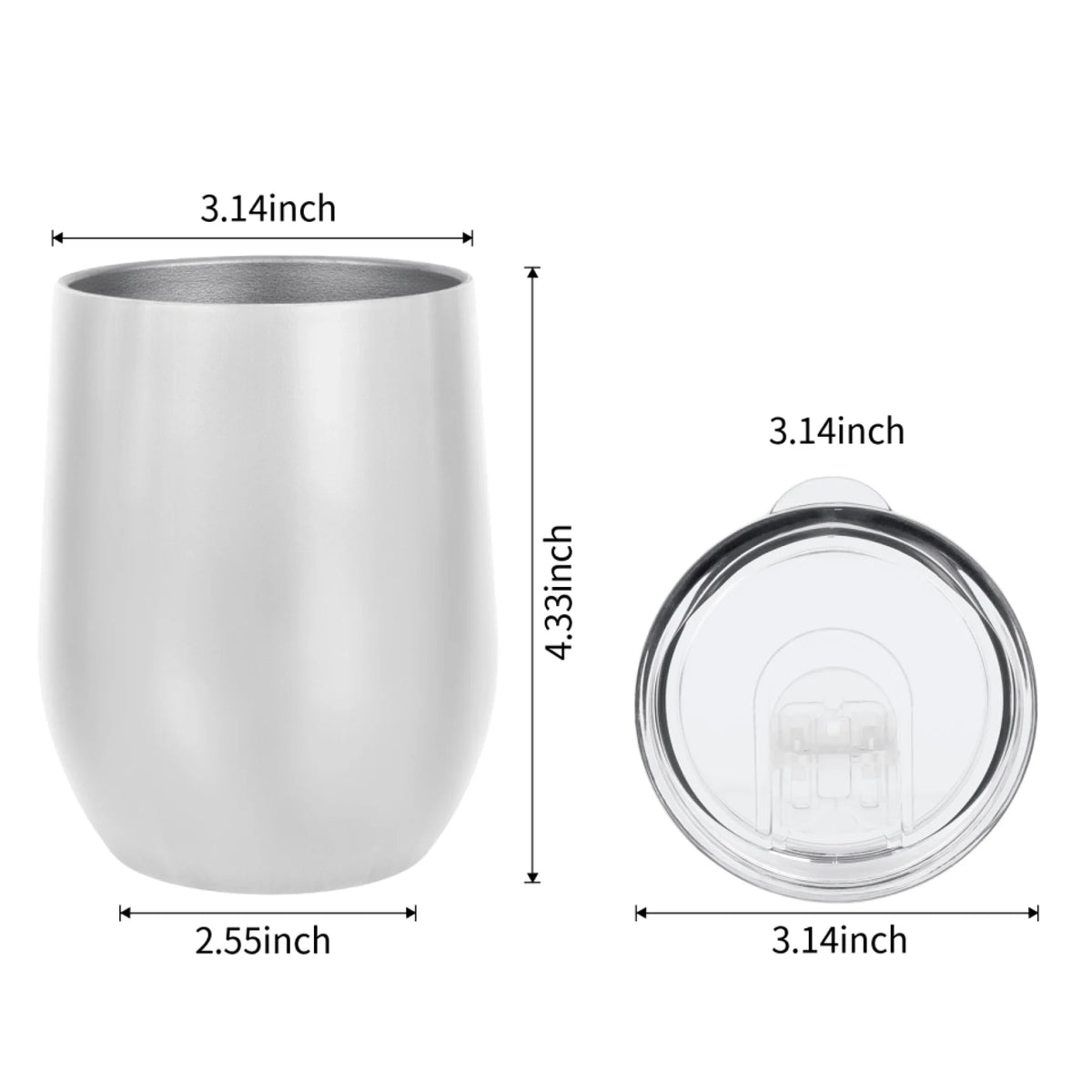 Floral Grandma With Kids Name - Personalized Wine Tumbler, Gift For Grandma