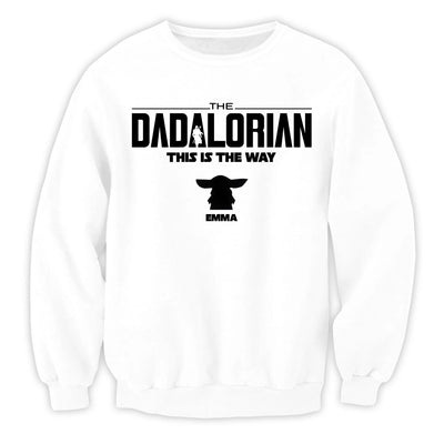 The Dadalorian This Is The Way - Personalized T-Shirt, Gift For Dad, Gift For Him, Gift For Father