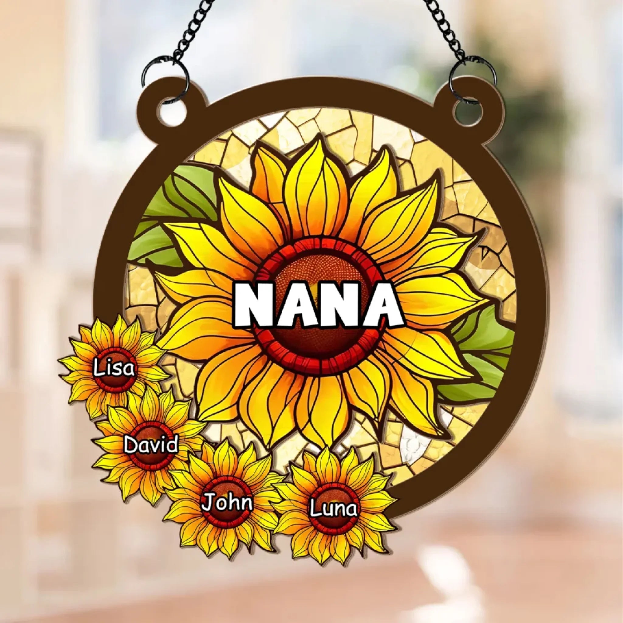 Sunflower Love Between Grandma Grandkids mk 1