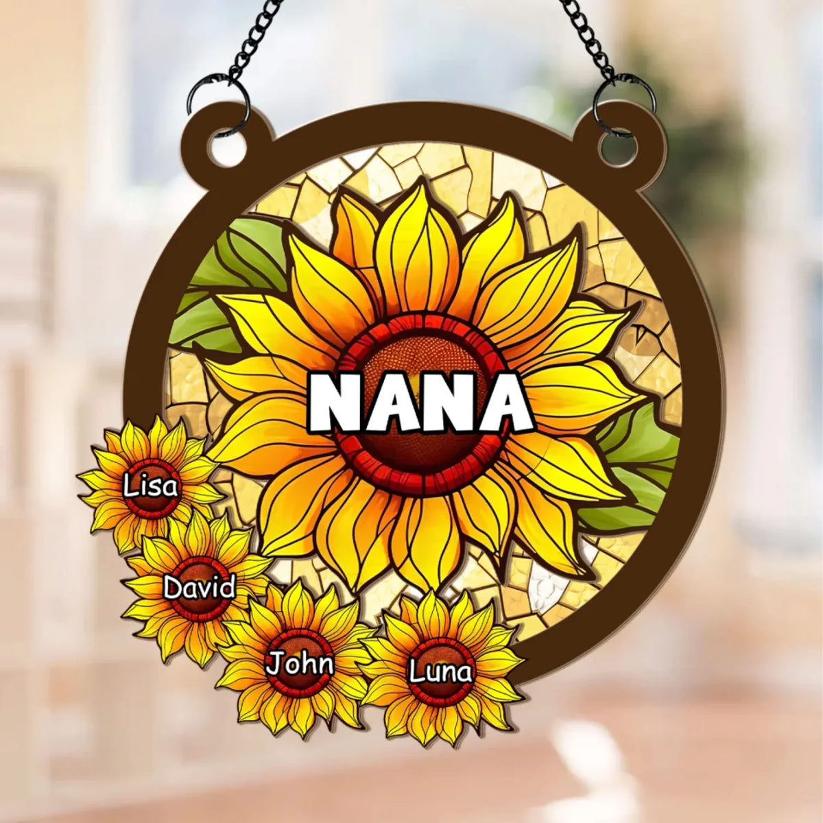 Sunflower Love Between Grandma Grandkids mk 1