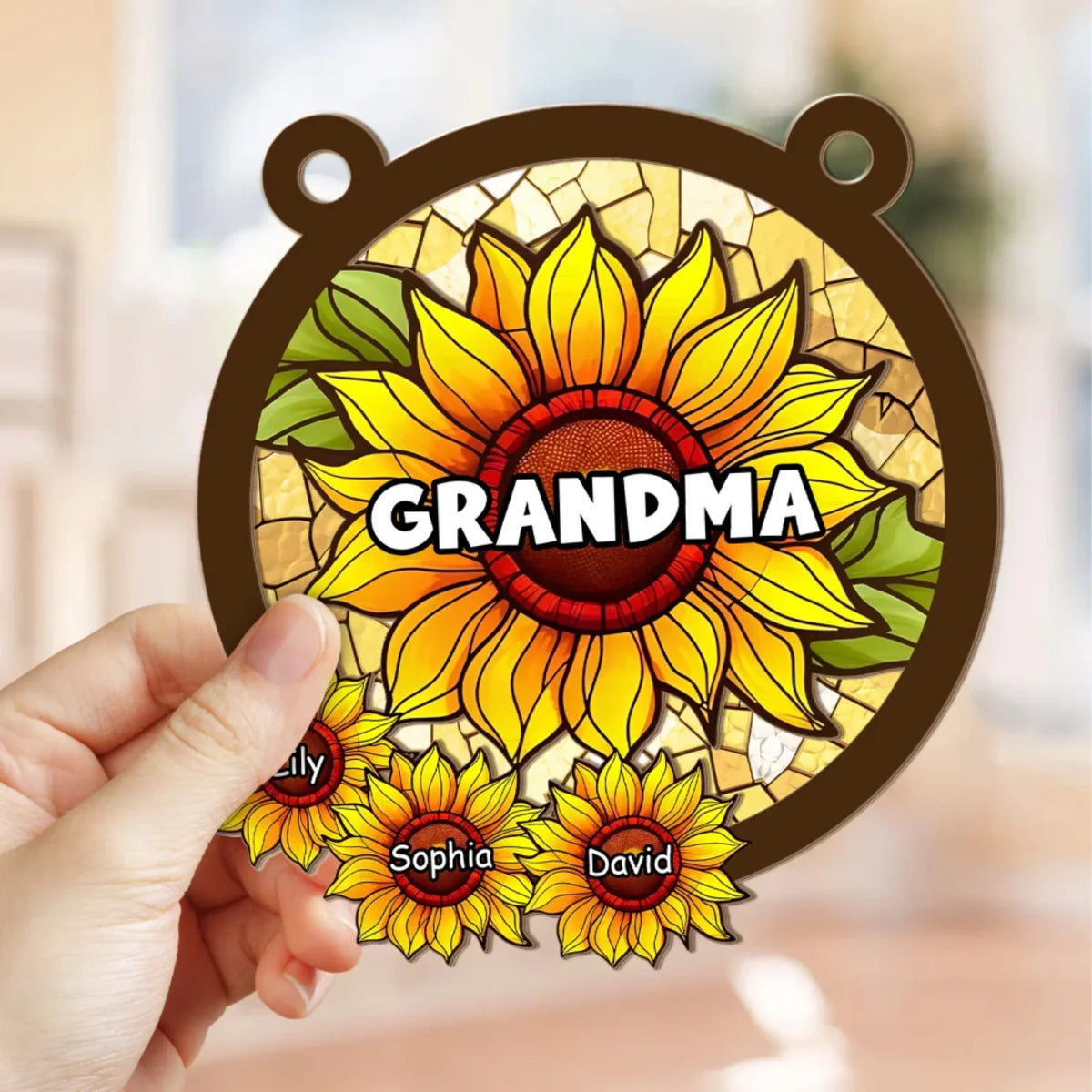 Sunflower Love Between Grandma Grandkids mk 3