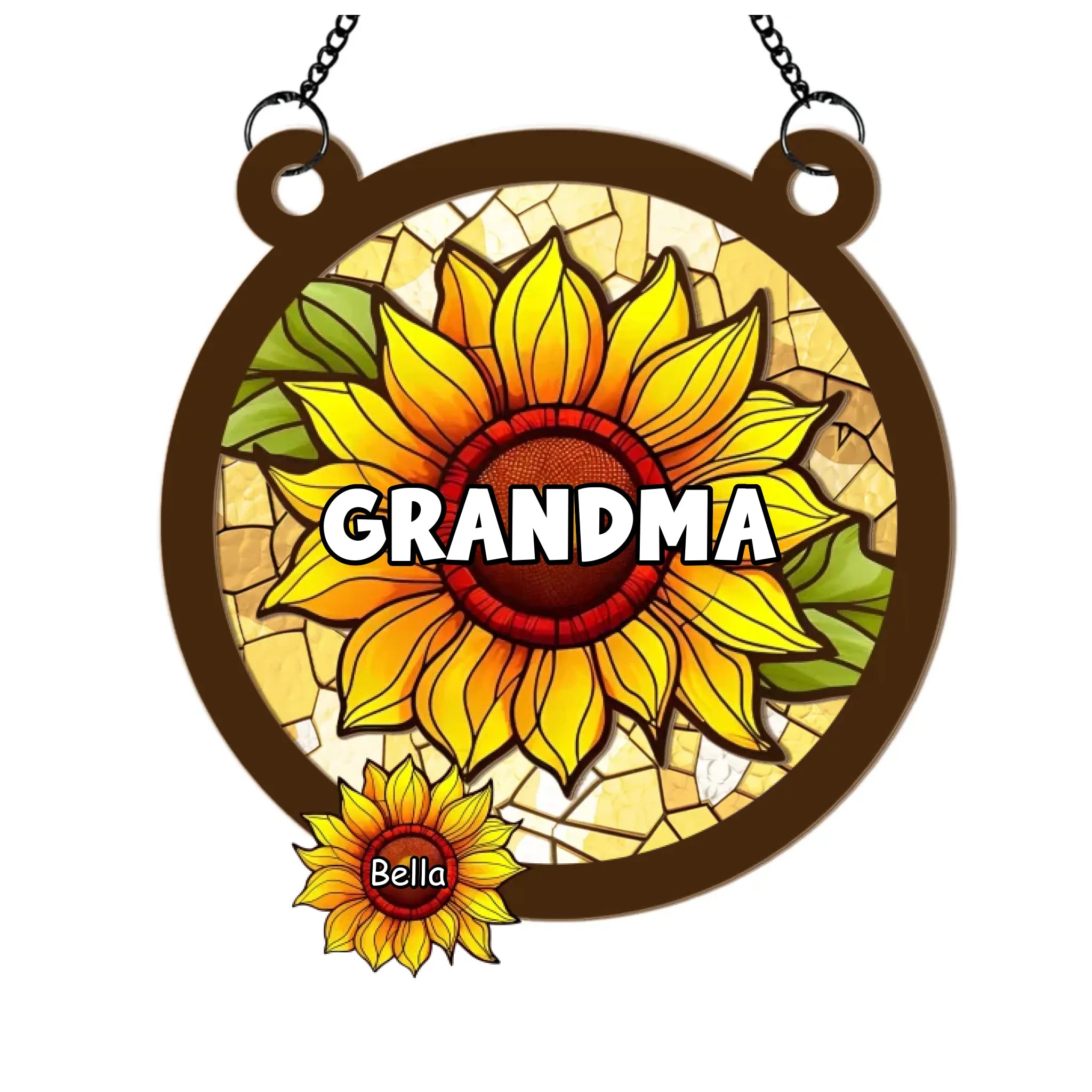 Sunflower Love Between Grandma Grandkids mk 4