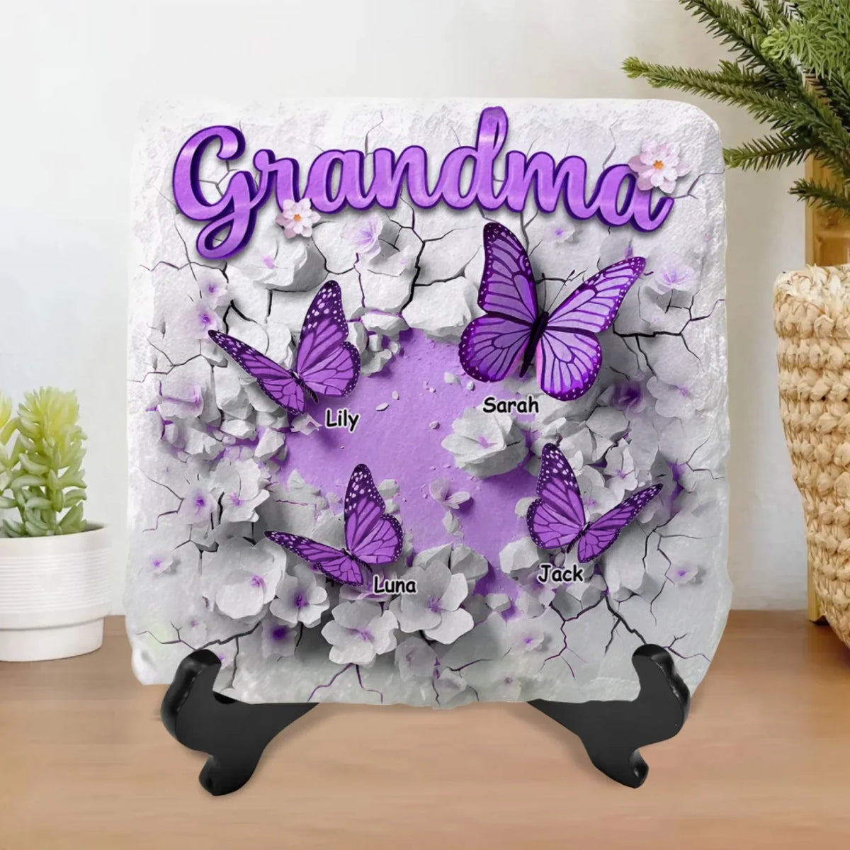 Grandma 3D Crack In A Wall Butterfly mk 2