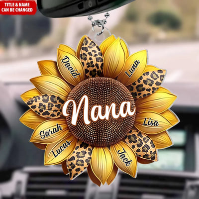 Nana, Mom, Auntie Family Sunflower mk,