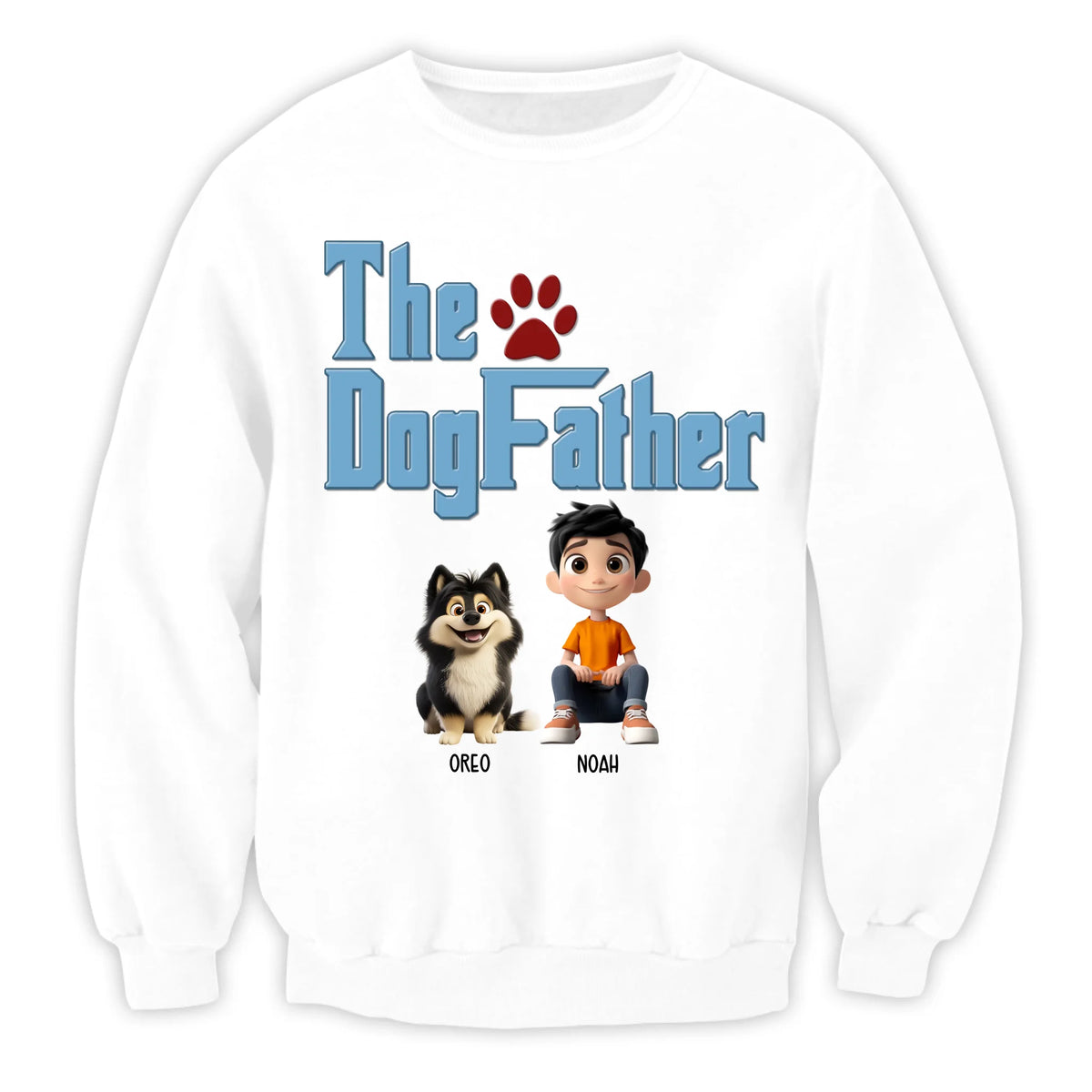 Custom Gift For Dog Dad, The Dog Father - Personalized T-Shirt, Gift For Dog Lover